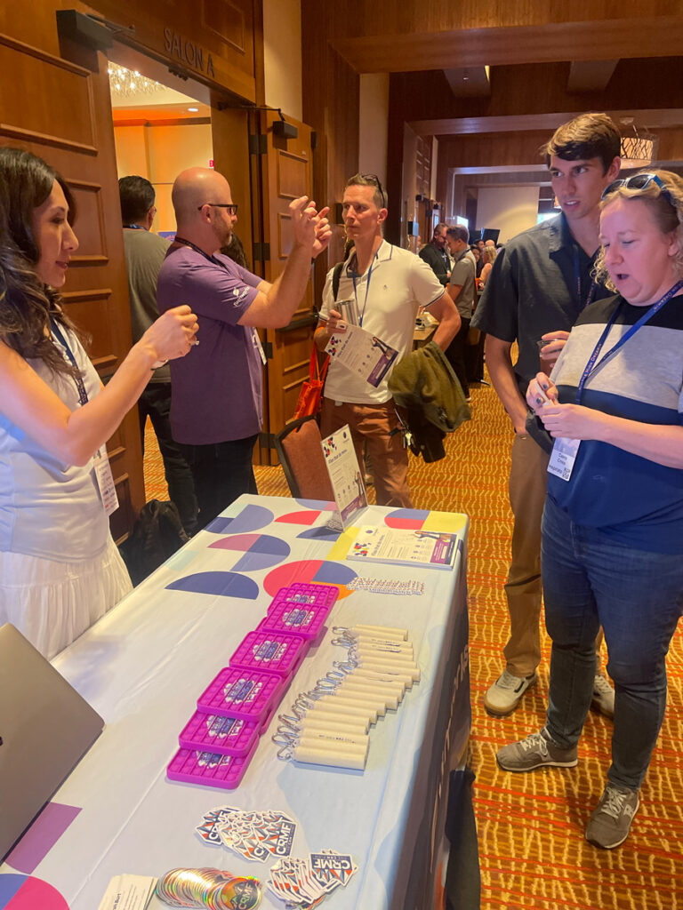 MHD Booth discussions