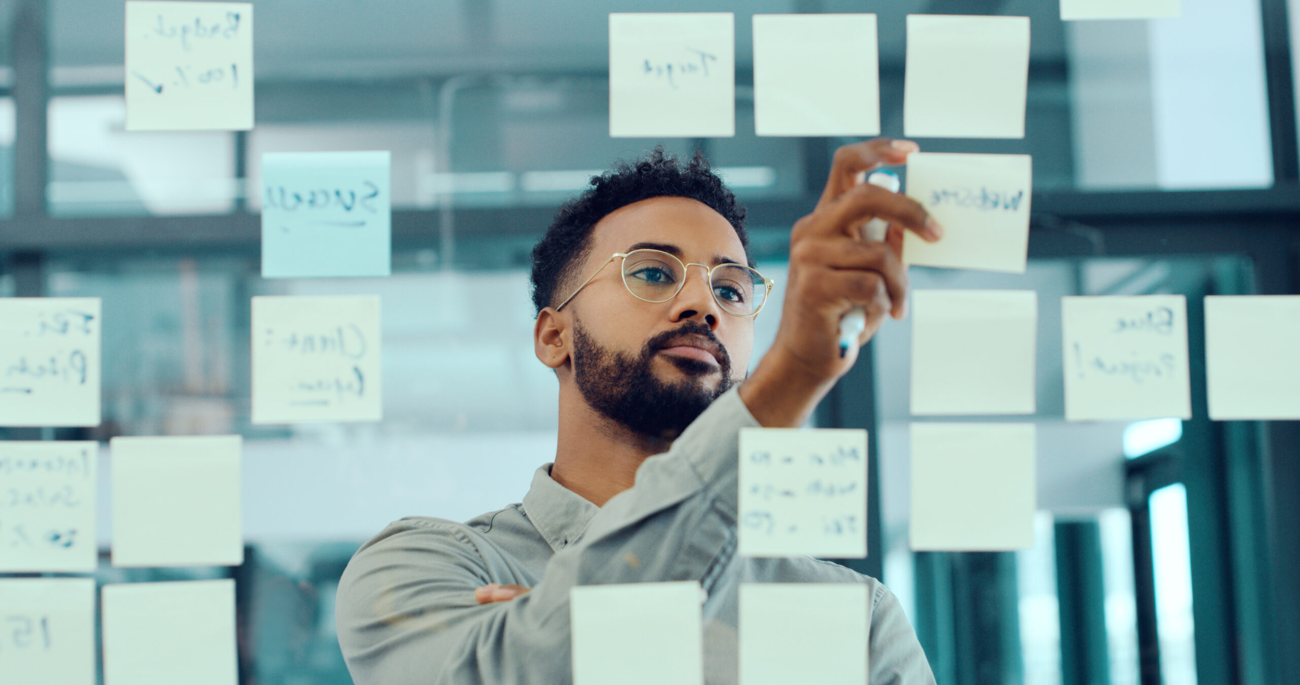 Post-it note mapping and analysis image