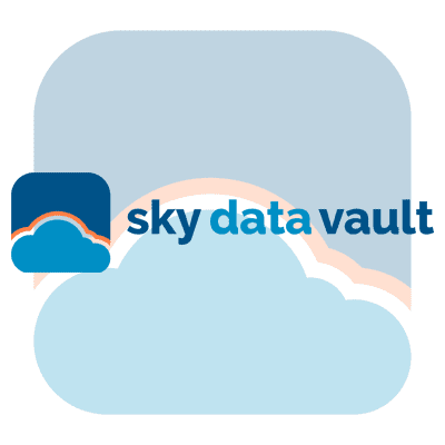 Sky Data Vault partner logo visualization
